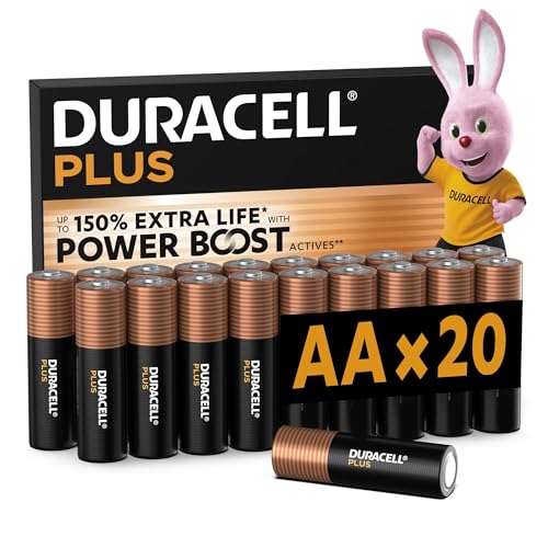 Plus AA-Batterien (20er-Pack) – Alkaline-Batterien 1,5 V