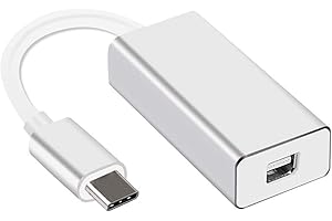 USB C to Mini Displayport Adapter, Type C to Mini DP Converter Compatible with Chromebook Pixel, Dell XPS etc DP/Alt USB C De