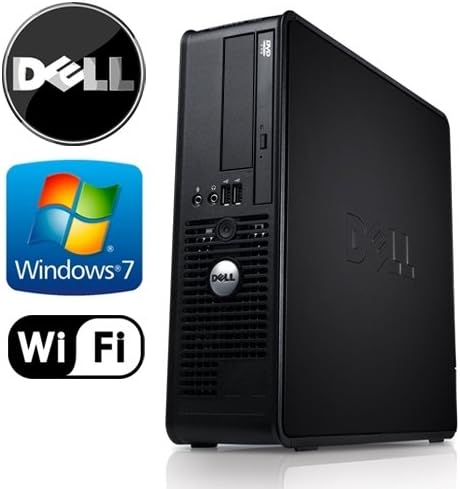 Office Tower: Dell Optiplex 755 SFF - Intel Core 2 Quad 2.33GHz, 8GB RAM, NEW 1TB HDD, Dual Video Output, Windows 7 Pro 64-Bit, WiFi, DVD/CD-RW (Prepared by ReCircuit)