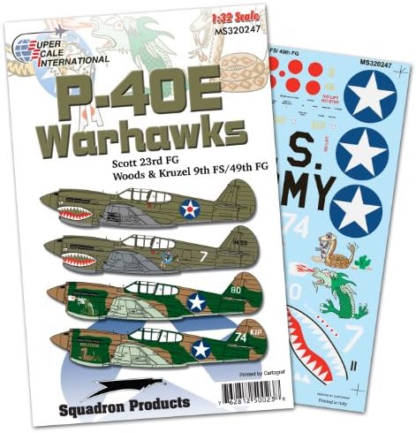 Superscale USA USAAF P-40Es Decals