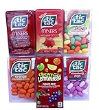 Tic Tac Yummy Assorted Fruity Flavors (1 oz new peach to lemonade, cherry to cola, grape, orange, fruit adventure and lemon head fruit flavor)