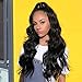 Body Wave Lace Front Wigs Human Hair 130% Density Lace Frontal Wigs Pre Plucked Hair Line 9A Unprocessed Virgin Brazilian Human Hair 13x4 Lace Front Wigs For Black Women Baby Hair All Around (14inch)