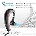 Bluetooth Headset, Samnyte V4.1 Hands Free Bluetooth Earpiece with Microphone Wireless Earbud Car Headphones for Office Driving iPhone Samsung Android