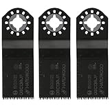 Bosch OSC138JF-3 1-1/4-Inch Multi-Tool Plunge Cut Blade, 3-Pack
