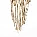 DOTASI Bikini Cross Body Link Chain Necklace to Waist Belly Belt Harness Women Body Full Metal Chain Gold Jewelry Necklace