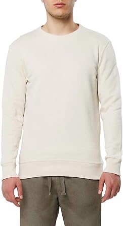 mens cream crew neck sweater