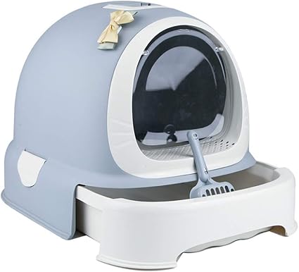 Zhanghaidong Chat Litiere Bac Chaton Toilette Filtre Carry Poignee Bac Toilette Boite Ultra Autonettoyant Boite Dome Capot Etanche Exterieure Chat Litiere Litiere Amazon Fr Sports Et Loisirs