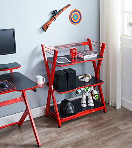 JJS 3-Tier Gaming Console Storage Shelf, Etagere Modern Display ...
