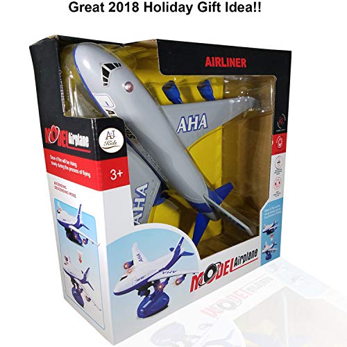 ANJ Kids Toys Battery Operated Airplane Toy for Boys and Girls Bump