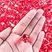 Super Z Outlet Acrylic Color Ice Rock Crystals Treasure Gems for Table Scatters, Vase Fillers, Event, Wedding, Birthday Decoration Favor, Arts & Crafts (385 Pieces) (Red)