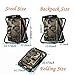 FCFKUK Bright starl Upgraded Large Size 3 in1 Multifunction Fishing Backpack Chair, Portable Hiking Camouflage Camping Stool, Folding Cooler Insulated Picnic Bag Backpack Stool