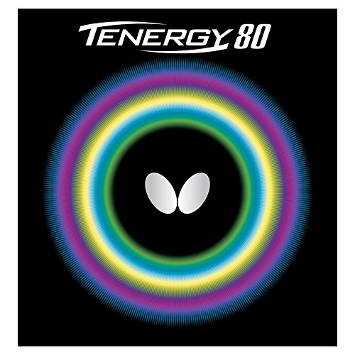 Butterfly table tennis rubber tenergy 80, 2.1 mm, black