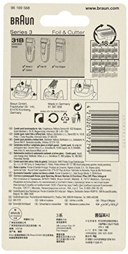 image for 31B BRAUN 5000/6000 Series Contour Flex XP Integral Shaver Foil & Cutt