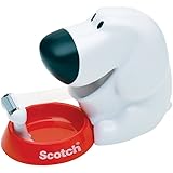 Scotch Dog Tape Dispenser with Scotch Magic Tape, 3/4 x 350 Inches, 1 Roll, 1 Dispenser (C31-DOG)
