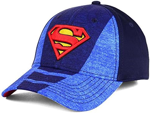 DC Comics Men's Superman Suited Flex Hat Cap - Blue (L/XL)