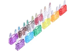 ELCOKITEX 100Pcs Mini Automotive Blade Fuse 30A Short Circuit Protection Car Fuse for Vehicle Truck RV Motorcycle Boat