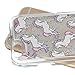 KAWOO 3D iPhone 6 6S 4.7-inch Cover Back Case,White Cartoon Unicorn Liquid Floating Glitter Clear Hard Protect Cover for iPhone 6 6S (4.7