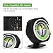 Car Inclinometer,Outdoor Auto Mini Compact Ball Compass Luminous LED Car Compass Angle Slope Meter Balancer Measure Equipment