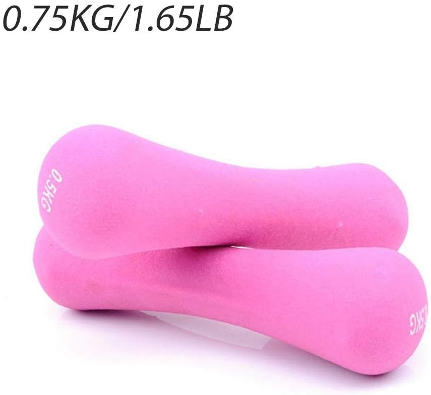 Calmson Women Dumbbell, Body Revolution Hand Weights with Non-Slip Grip for Home Exercise Sold in Pairs