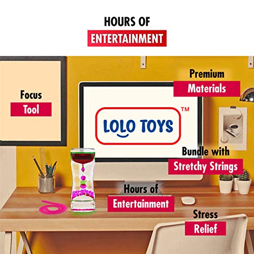 image for Lolo Toys Liquid Motion Bubbler Sensory Toys – 2 Pc Set Bundle Stret