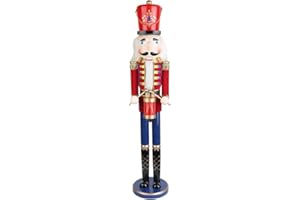 Jeco Nutcracker Drummer Soldier, 36 in, Multicolored