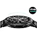 KIMILAR Compatible with Garmin Vivoactive 3 Screen Protector, Waterproof Full Coverage Tempered Glass Screen Protector for Vivoactive 3 [9H Hardness] [Crystal Clear] [No-Bubble],3-Packs