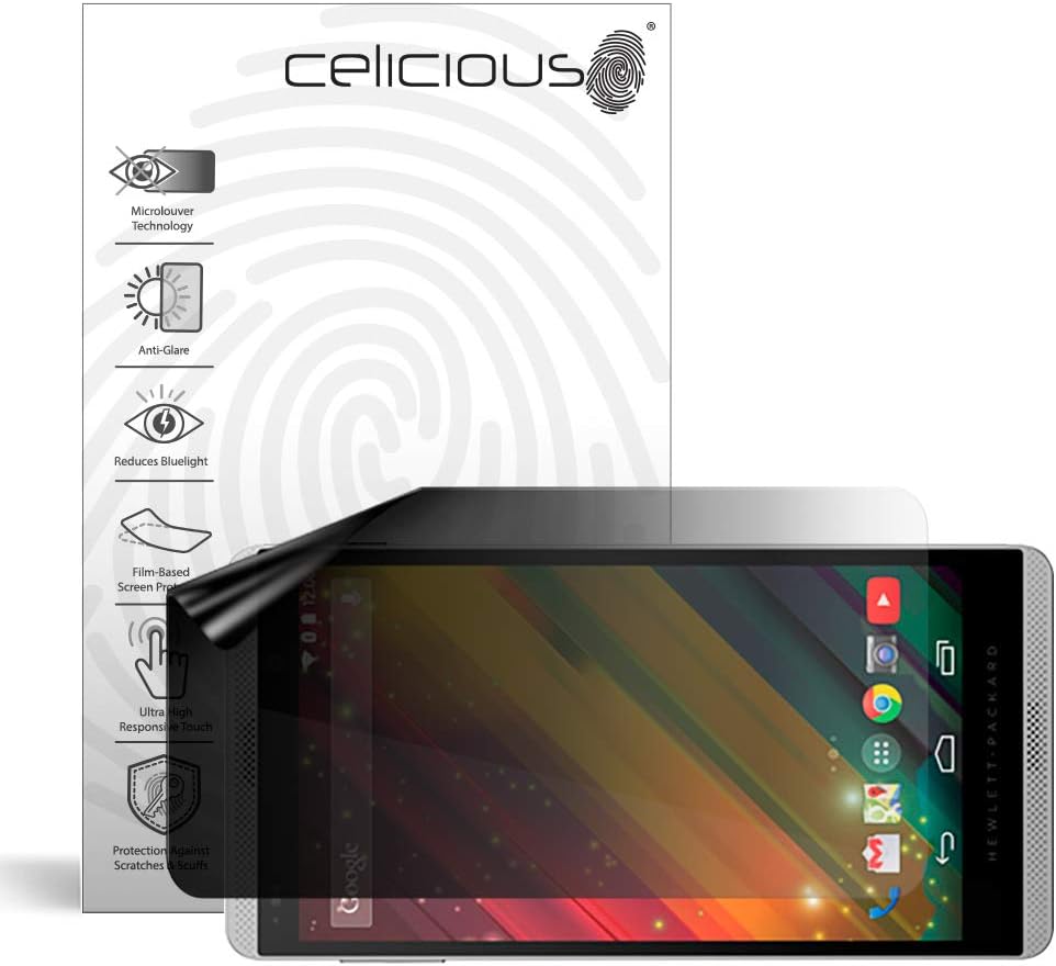 Celicious Privacy Lite (Landscape) 2-Way Anti-Glare Anti-Spy Filter Screen Protector Film Compatible with HP Slate 6 VoiceTab II