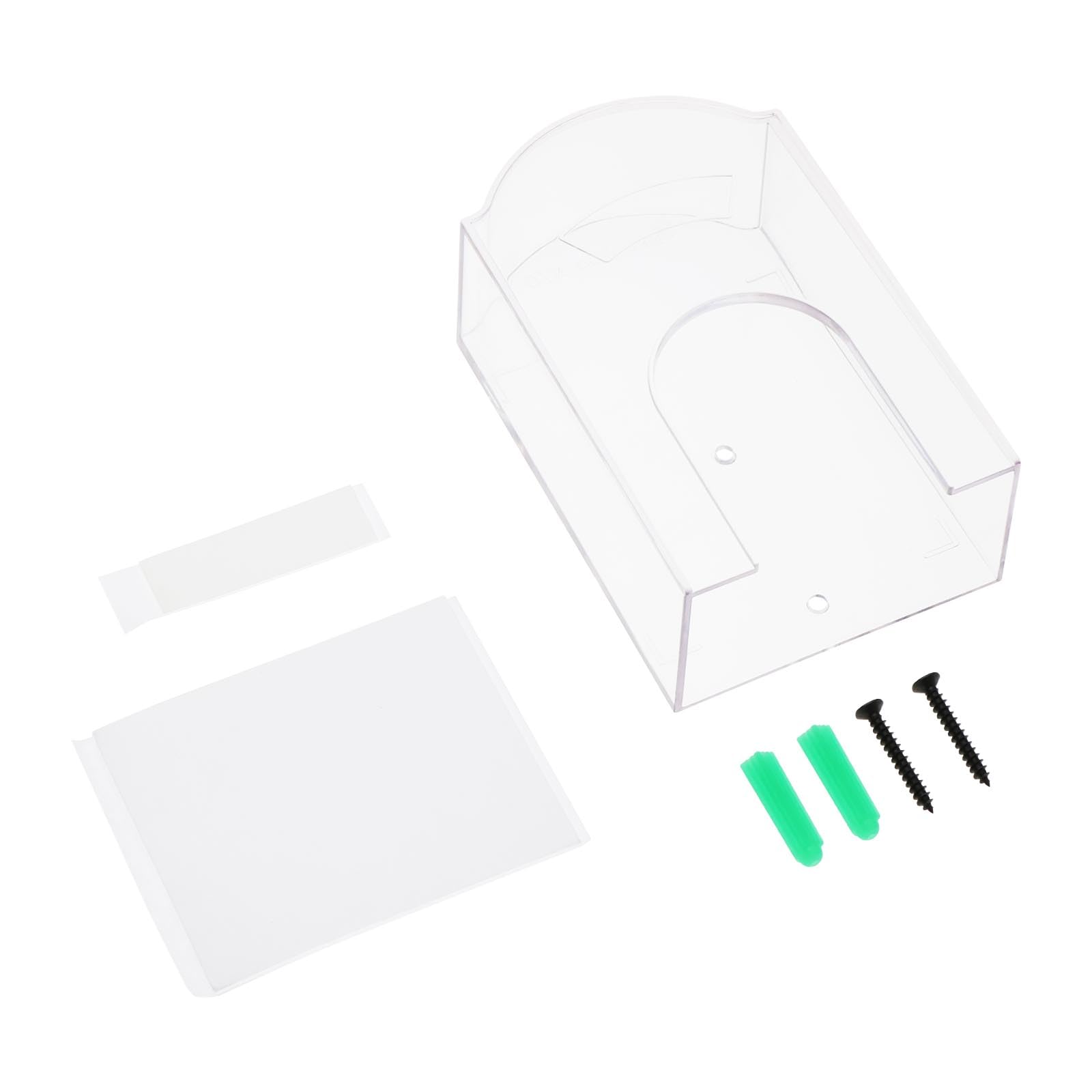 LT Easiyl Waterproof Doorbell Cover Doorbell Button Rain Cover Transparent Protective Cover for Attendance Machine Access Control Machine Wireless Doorbell 116x72x40mm