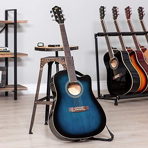 image for Best Choice Products 41in Full Size Beginner Acoustic Cutaway Guitar S