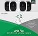 Arlo Pro VMS4430 Indoor/Outdoor HD Wire-Free Security System with 4 Cameras (White) (VMS4430-100NAR) (Renewed)