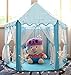 Monobeach Princess Castle Play Tent Kids Play House with Star Lights Girls Pink Play Tents Toy for Indoor & Outdoor Games