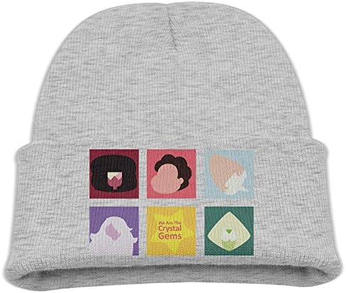 Babala Steven Universe Child Knitted Beanie Cap Hat Winter Hats Solid Color Beanie Ash