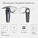 Bluetooth Headset, WOLFANG Wireless Bluetooth CSR V4.1 HandsFree Earpiece w/ Noise Reduction Mic