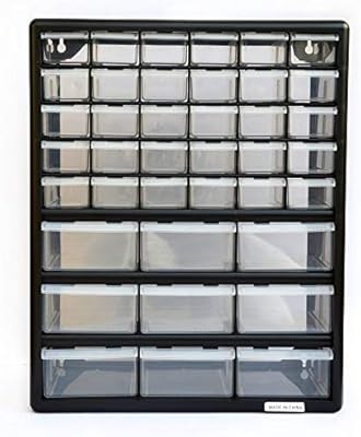 Storage Cabinet Drawers 39 Plastic Tool Box Containers Organiser