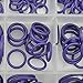 Zoostliss 270PC Purple Rubber O-Ring Assortment Kit with 18 Popular Sizes for Insulation Gasket Washer Seals Air Conditioning Car Auto Vehicle Repair