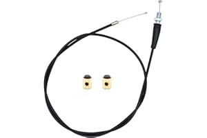 WNOOENG 50inch Mini Bike Throttle Cable for Coleman CT200U BT200X with VM22 Carb, for Predator 212 Mini Baja MB165 MB200 Heat Warrior 196cc 6.5hp 200cc MOTOVOX MBX10 MBX11 GX160 GX200 Pit Bike Parts