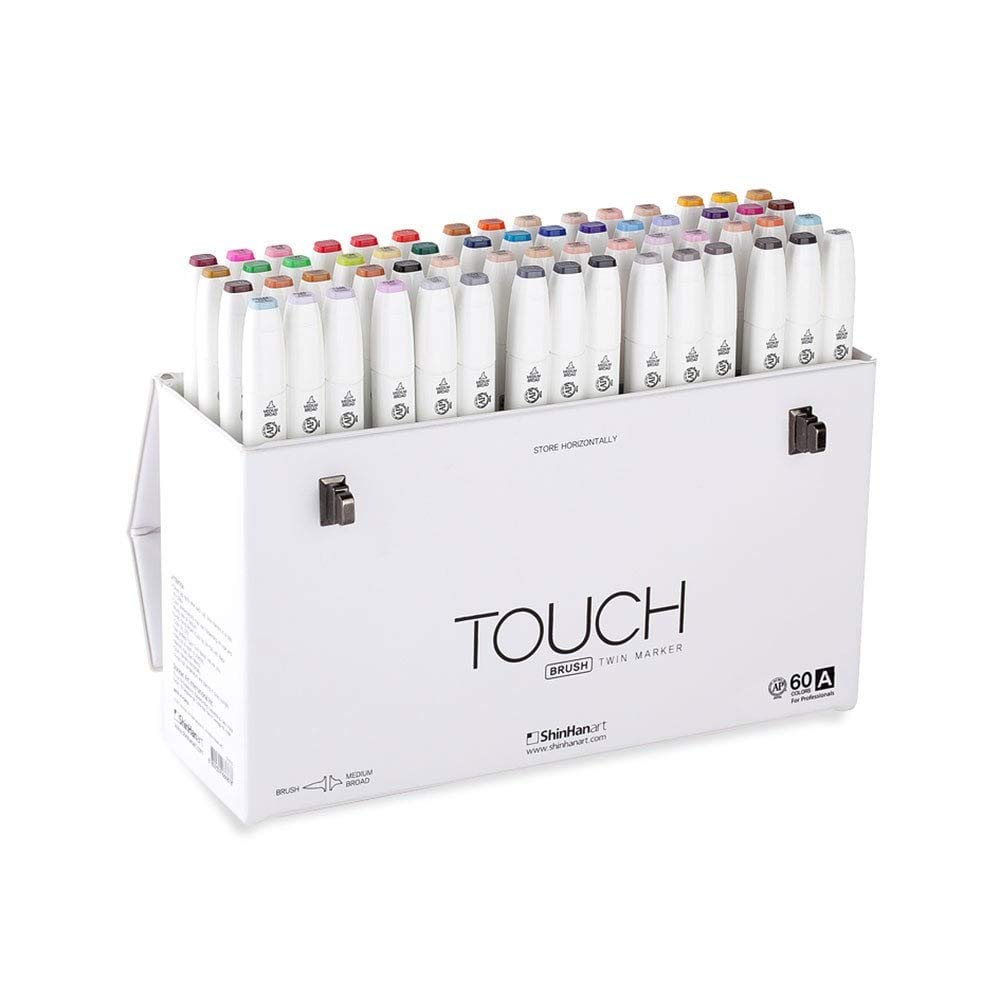 Mua Shinhan Touch Twin Brush Marker Set 60 A by Shin Han trên Amazon Mỹ