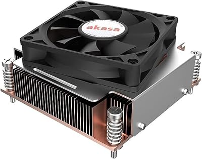 Akasa AK- 2U Low Profile CPU Cooler for Intel LGA 1700 Socket