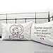 BoldLoft Together Forever Couple Pillowcases- Valentine Pillowcases, His & Hers Gifts for Couples, Love Quote Pillow Covers for Anniversary, Valentine's Day, Christmas, Long Distance Relationships