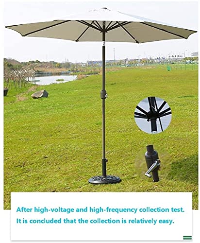 CCLLA Outdoor Sonnenschirme Sonnenschirme Garden Patio Tischschirm mit Neigung und Kurbel, perfekt für Outdoor Yard… – Bild 6