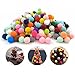 HEHALI 300pcs 1 inch Pom Poms Craft Assorted Colors for Hobby Supplies and Creative Craft DIY Material
