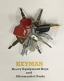 Keyman 10 Keys Heavy Equipment Construction Key Set/Construction Ignition Keys Set