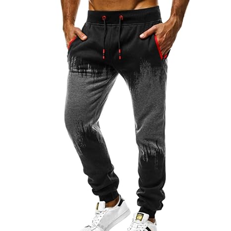 TIFIY Hose Herren Jogginghose Atmungsaktiv Trainingshose Fitness Hose Lässige Lose mit Kordelzug Sweatpants Slim Fit Arbeiten