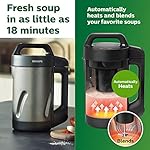 Philips-Kitchen-Appliances-Philips-Soup-Maker-Makes-2-4-servings-HR220470-12-liters-Black-and-Stainless-Steel
