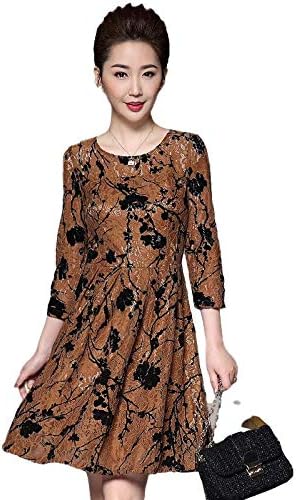 Amazon Co Jp Sooger 中高年 レース ワンピース お母さんの服 大振りにふるまう スカート 秋と冬 ボトムス スカートピーチワンピ リゾートワンピ ハイウエスト ワンピース レディース スリム ファッションリネンワンピース通気性エレガントおしゃれ 服 ファッション小物