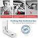 Pill Cutter, Easily Crush Medicine Tablets and Vitamins, Tablet Cutter with Small Pill Box Container, Pill Splitter Cutter Chopper，Best Pill Cutter Ever, Easy to Carry When Going Out.
