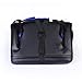 Leader Accessories Water Resistant Stadium Seat Cozy Portable Reclining Seat Folding Bleacher Chair with Arm Rest (D-Navy Blue)