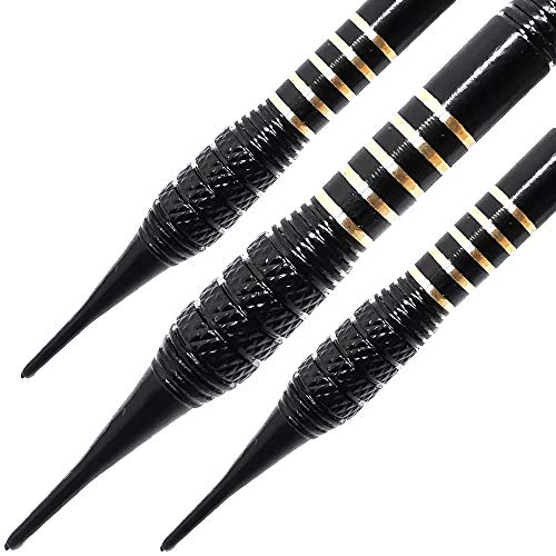 CS COSDDI Soft Tip Darts, Professional Plastic Tip Darts Set,3 Pcs 18 Gram with 20 Extra Dart Tips,6 Flights, Flight Protector and Tool Kit Ideal for Electronic Dart Board