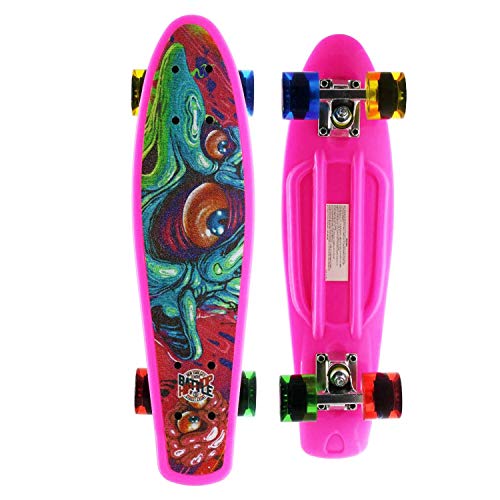 Merkapa Complete 22 inch Cruiser Skateboard for Youth, Begin