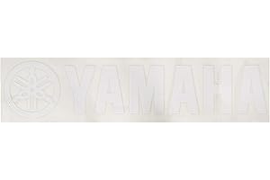 Factory Effex 06-94212 White 1' (Yamaha) Die-Cut Sticker